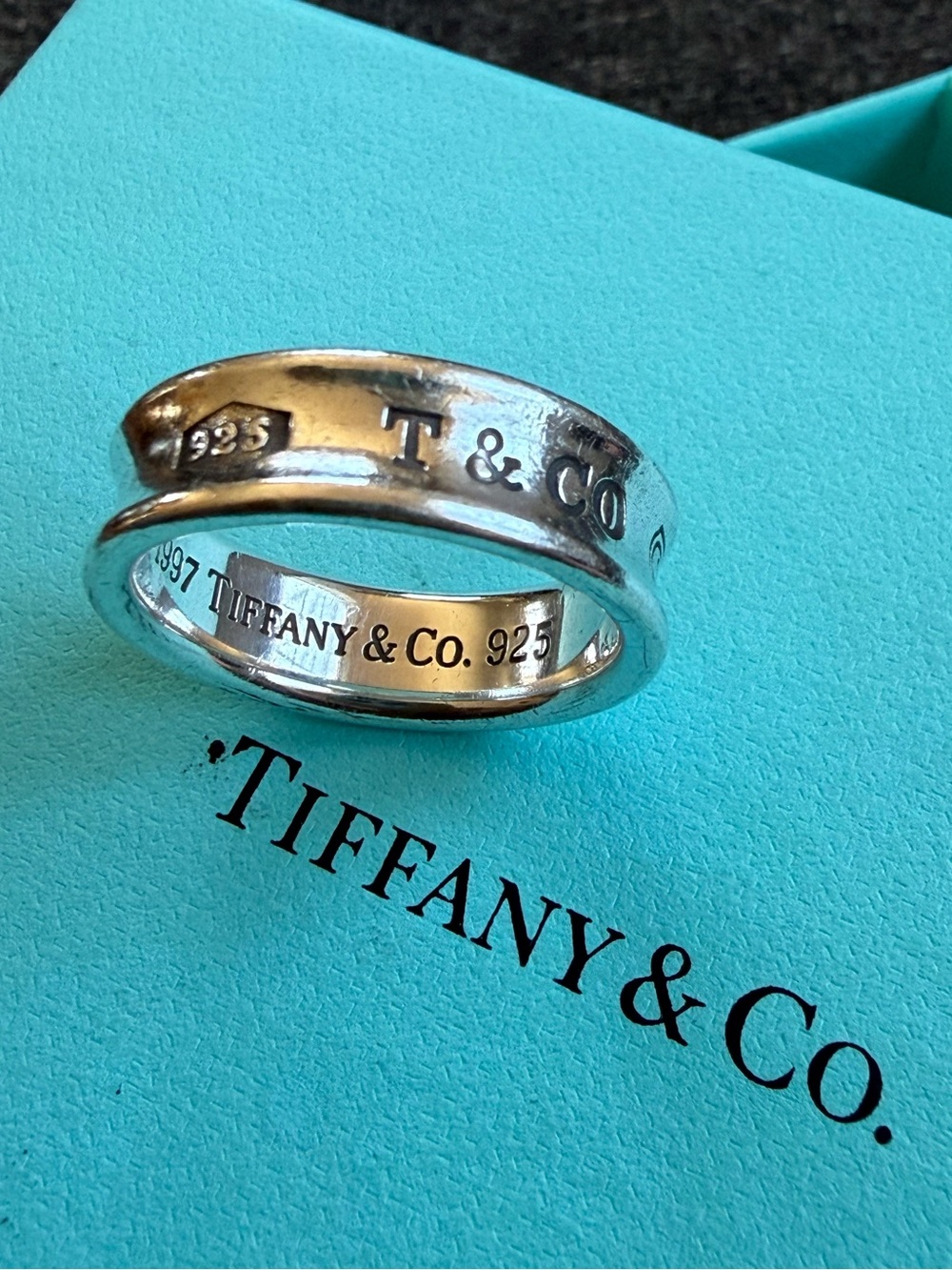 Tiffany & Co. 925 Sterling SilverRing, size 9